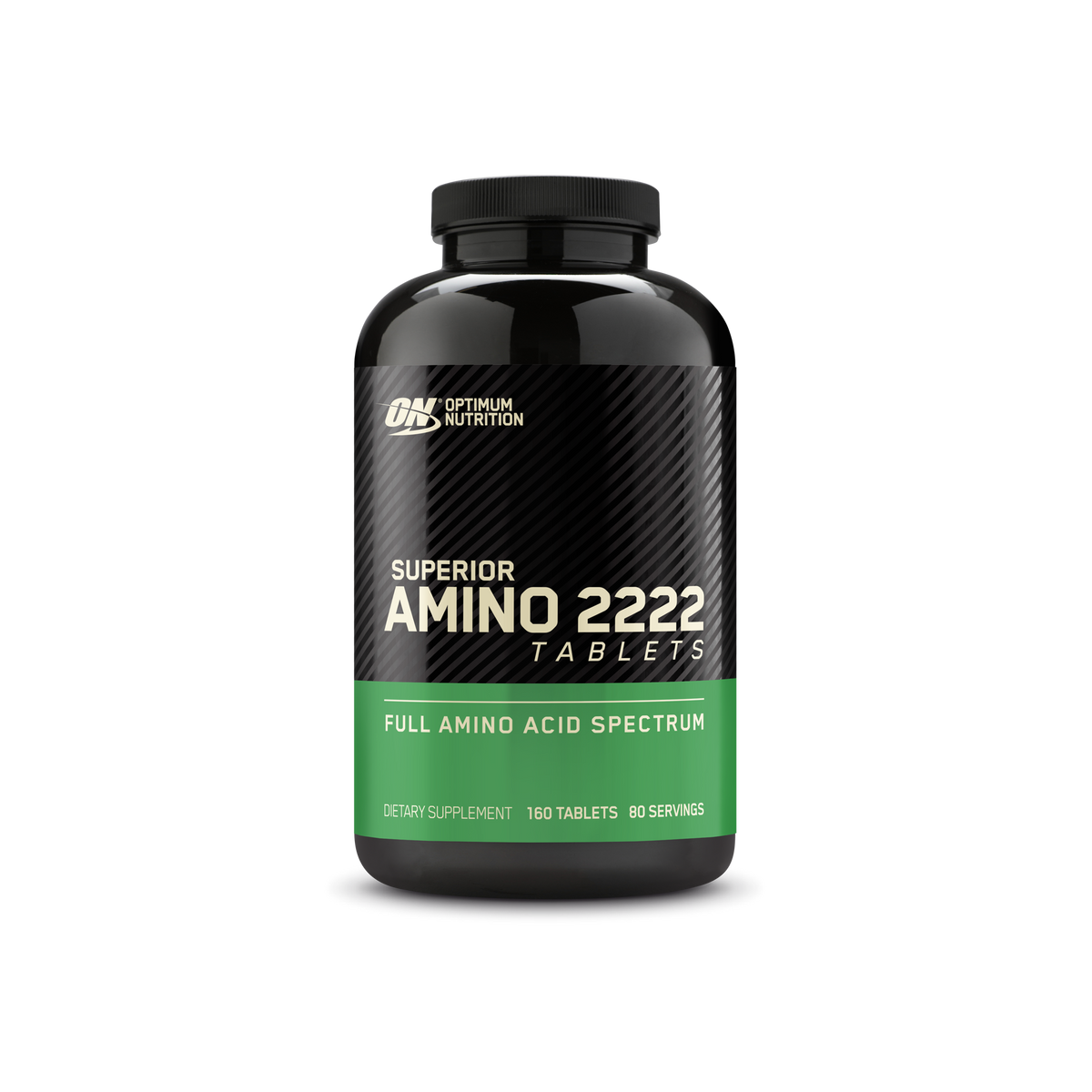 Optimum Nutrition Superior Amino 2222 tablets, 160-count bottle, full amino acid spectrum