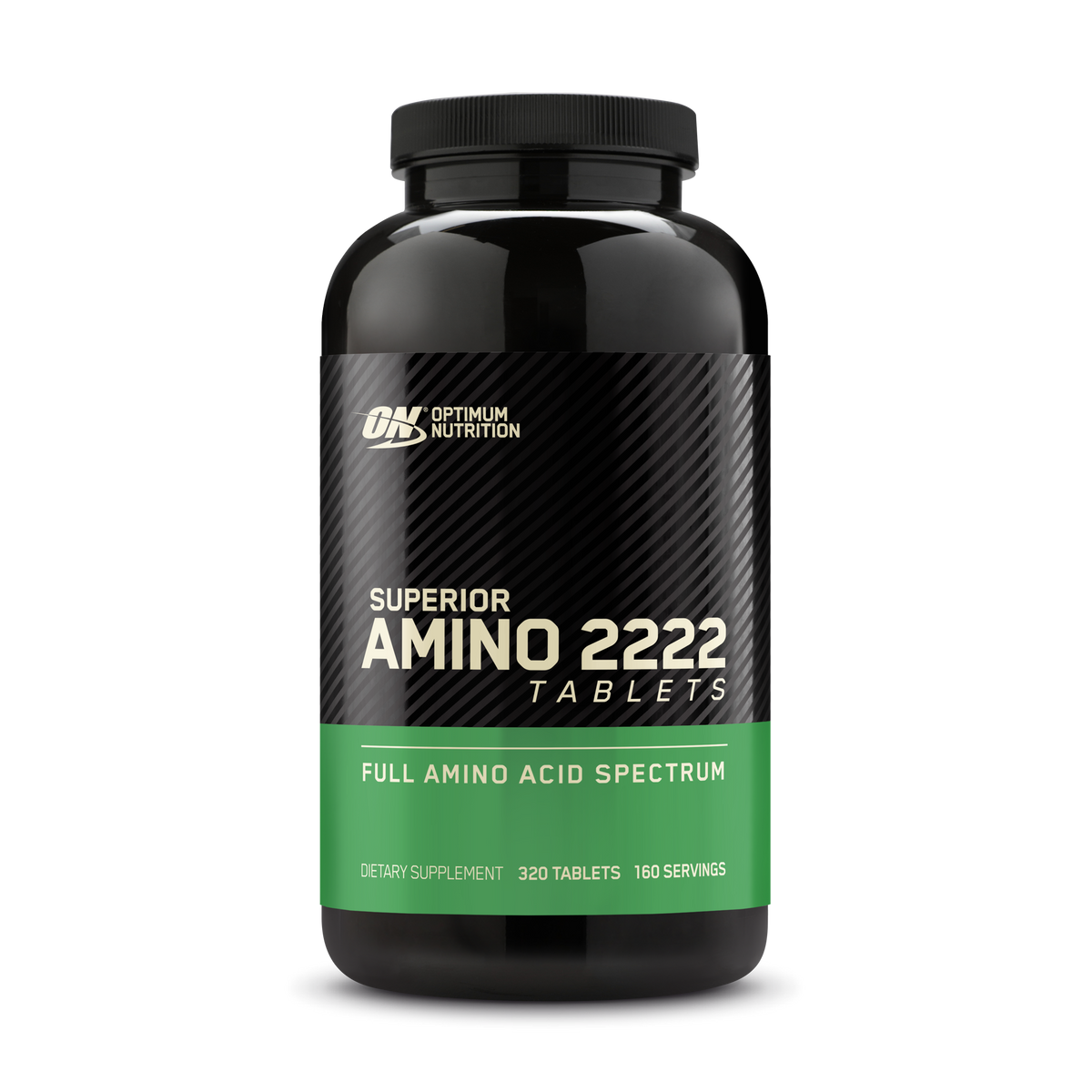 Optimum Nutrition Superior Amino 2222 tablets, 320 tablets bottle, full amino acid spectrum